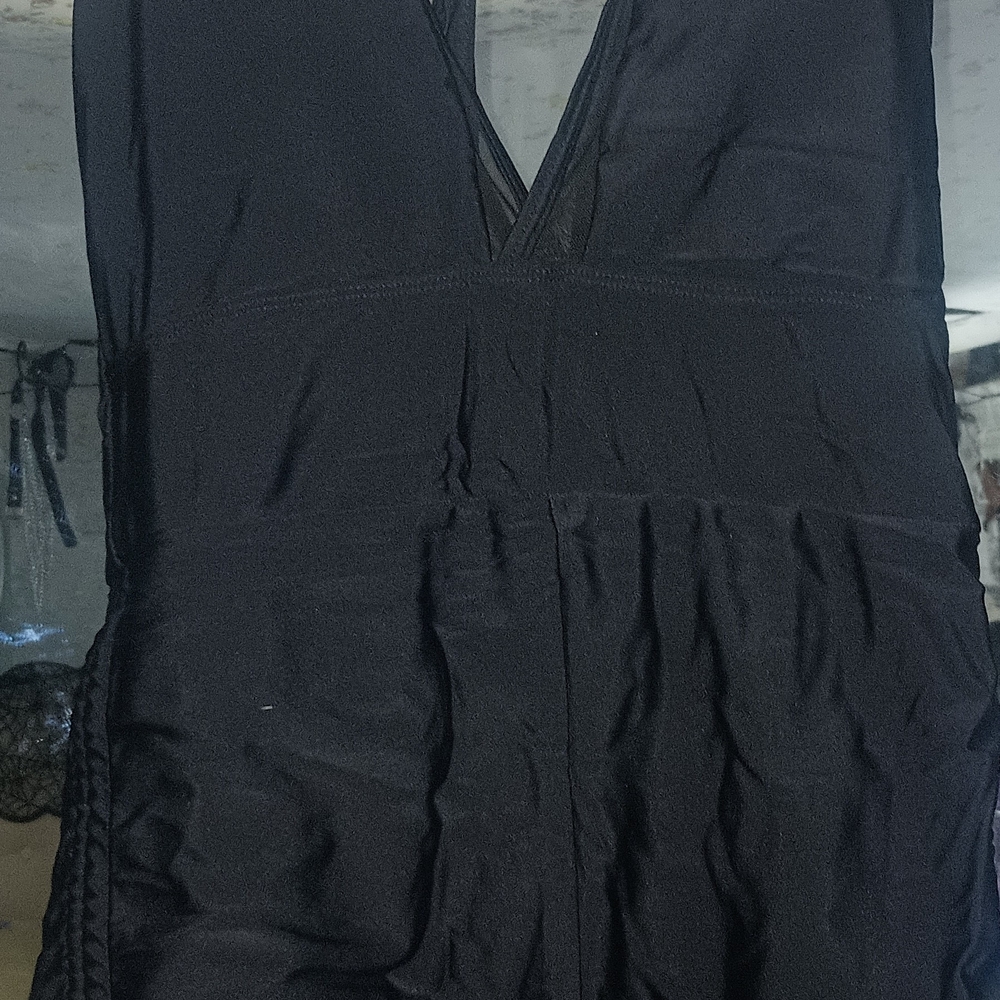 2/$10.      Chic Black Sleeveless Jumpsuit